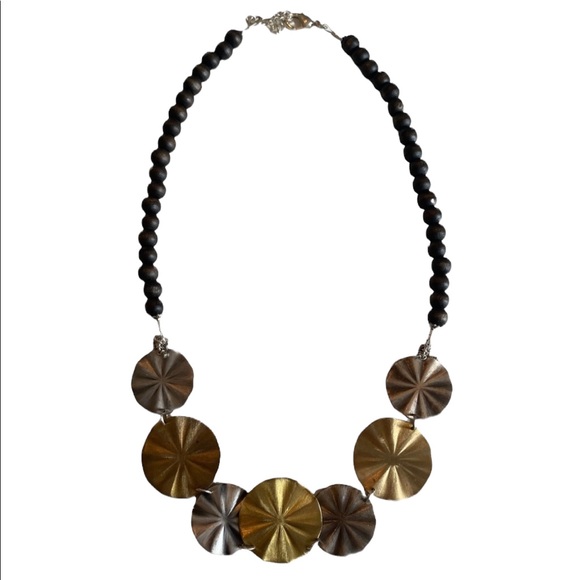 Jewelry - Silver and Gold Tone Medallion Necklace